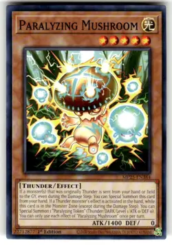 Paralyzing Mushroom - MP25-EN384 - Common - 1st Edition Yu-Gi-Oh! M/NM - Image 1