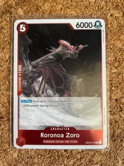 One Piece TCG Roronoa Zoro OP04-015 R - Image 1