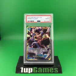 Monkey.D.Luffy (118) OP11-118 A Fist of Divine Speed Foil PSA 10 - Image 1