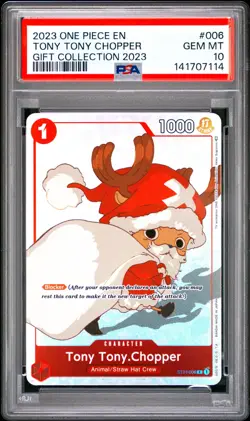 Tony Tony Chopper PSA10 2023 One Piece Gift Collection 2023 #006 - Image 1