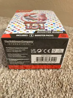 Pokemon Scarlet Violet 151 Booster Bundle 6-Pack, Factory-Sealed - Image 3