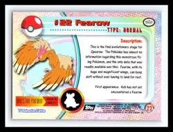 💥 Cubone 2000 Topps Pokemon TV Non Holo Animation Series Blue Logo # 104 - Image 2