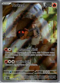 Torkoal 172/167 SV06: Twilight Masquerade - Pokemon Card - NM - Image 1