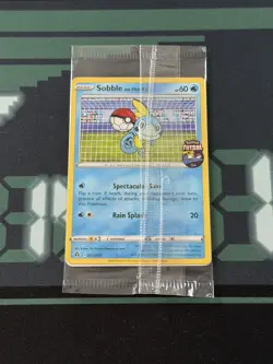 Pokemon TCG Sobble On the Ball Futsal Promo Card Factory Sealed #005/005 England - Image 1