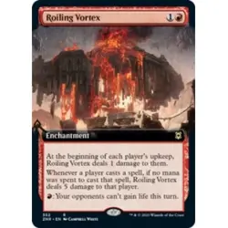 ROILING VORTEX (EXTENDED ART) X4 Zendikar Rising ZNR Magic MTG MINT CARD - Image 1