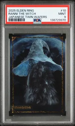 PSA 9 ELDEN RING Twin Wafer Ranni the Witch 10 Japanese Collection Card - Image 1