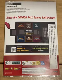 Dragon Ball Games Battle Hour 2026 Premium Card Collection - SEALED - Image 2