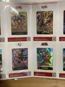 Dragon Ball Games Battle Hour 2026 Premium Card Collection - SEALED - Image 5