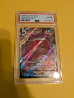 2021 POKEMON SWORD & SHIELD FUSION STRIKE #157 FA/GENGAR VMAX PSA 10 - Image 1