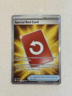 Special Red Card 113/086 Me04: Chaos Rising Holo - Image 1