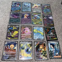 Pokemon TCG Mega Evolution Illustration Rare and EX Lot Of 16 Cards - Image 5