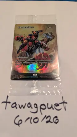 Magic the Gathering, Warstorm Surge FOIL Promo Card Marvel Avengers, Sealed - Image 1