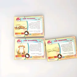 Topps Pokemon Trading Cards 1999 Lot 3 Ninetales #38 Growlithe #58 Arcanine #59 - Image 2