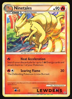 Ninetales - 20/95 - Rare - Unleashed - Pokemon Card - Image 1