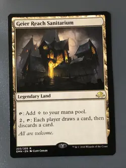 Geier Reach Sanitarium X1 Eldritch Moon NM Condition See Pics Front/Back - Image 1