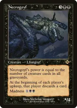 Magic the Gathering: MTG NECROGOYF RETRO MODERN HORIZONS 2 - Image 1