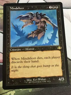 C5048 MAGIC MTG DOMINARIA REMASTERED MINDSLICER #305 RARE NM RETRO - Image 1