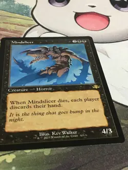 C5048 MAGIC MTG DOMINARIA REMASTERED MINDSLICER #305 RARE NM RETRO - Image 2