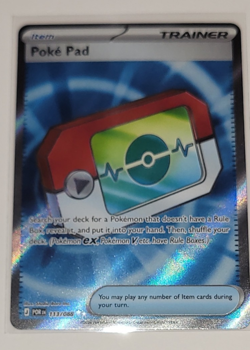 Poke Pad Full Art 113/088 Ultra Rare Trainer Holo Pokemon Card NM Perfect Order - Image 2