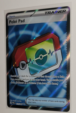 Poke Pad Full Art 113/088 Ultra Rare Trainer Holo Pokemon Card NM Perfect Order - Image 3