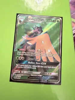 Pokemon Decidueye GX SM37 Promo Full Art Sun & Moon LP - Image 1