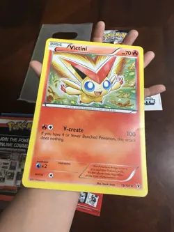 Pokemon Victini Jumbo Holo Promo Card 15/101 BW Black White Manga Sampler 2011 - Image 5