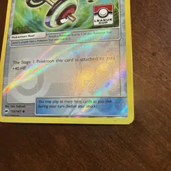 Pokemon TCG BodyBuilding Dumbbells 113/147 STAFF Stamped League Cup Promo - Image 4
