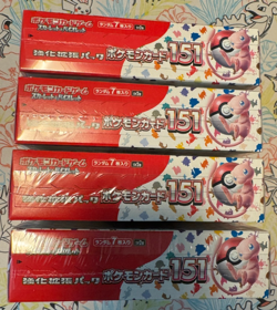 Lot of (4) Pokemon TCG SV2a Japanese 151 Booster Boxes SEALED - Image 4