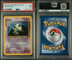 PSA7 2001 POKEMON NEO REVELATION 3/64 CELEBI-HOLO - Image 3