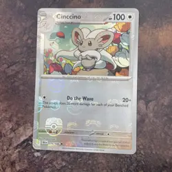 Pokemon TCG S&V Black Bolt: Cinccino 076/086 - Masterball - Image 1