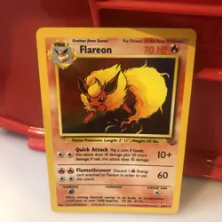 Pokemon Flareon Holo Rare 3/64 - Image 2