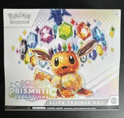 Pokemon TCG Scarlet & Violet—Prismatic Evolutions ETB English 2025 Eevee 60, NEW - Image 1