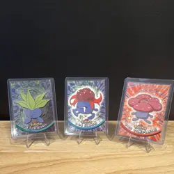 Topps Pokemon Oddish #43 Gloom #44 Vileplume #45 Lot 3 1999 EN Foil Holo - Image 1