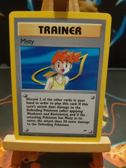 Pokemon TCG Misty Gym Heroes 102/132 Regular Unlimited Rare - Image 1