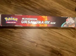 Pokemon TCG Bloodmoon Ursaluna ex Box Promo English 2024 Standard Size 6+ - Image 2
