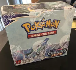 POKEMON TCG S&S CHILLING REIGN BOOSTER BOX 36 PACKS FACTORY SEALED - Image 1