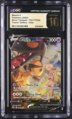 MAWILE V Silver Tempest Trainer Gallery Holo #TG17 CGC Pristine 10 Pokemon - Image 1