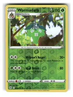 Wormadam 010/172 Rare Brilliant Stars Pokemon Reverse Holo Near Mint - Image 1