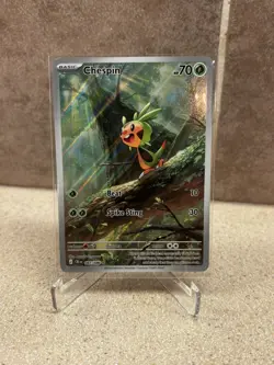 Chespin 87/86 Illustration Rare Pokemon Chaos Rising ME04 NM - Image 1