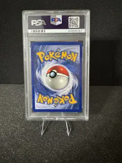 Pokemon TCG Base Set Poliwrath 13/102 Holo Rare EN 1999 PSA 8 - Image 2