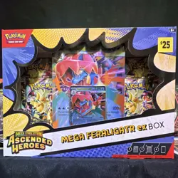Pokemon TCG Mega Evolution—Ascended Heroes Feraligatr ex Box Promo - Image 1