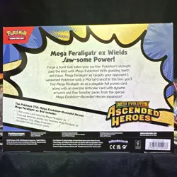 Pokemon TCG Mega Evolution—Ascended Heroes Feraligatr ex Box Promo - Image 2