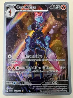 Pokemon TCG Ceruledge 197/191 Illustration Rare Surging Sparks NM - Image 1