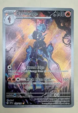 Pokemon TCG Ceruledge 197/191 Illustration Rare Surging Sparks NM - Image 2