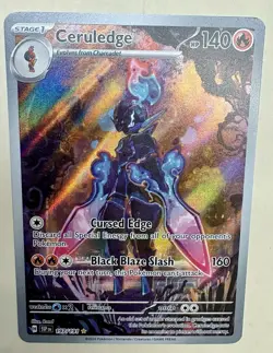 Pokemon TCG Ceruledge 197/191 Illustration Rare Surging Sparks NM - Image 4