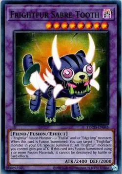 Frightfur Sabre-Tooth - TOCH-EN048 - Super Rare - Unlimited Edition - Near Mint - Image 1