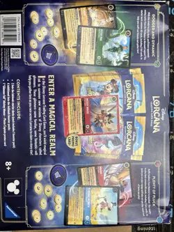 Disney Lorcana Into the Inklands Ravensburger Starter Deck Kit Promo 244 Cards - Image 2
