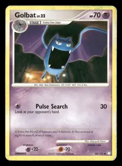 Golbat - 50/123 - Uncommon - Mysterious Treasures - Pokemon Card - HP - Image 1