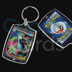 Mega Charizard X ex, Phantasmal Flames 109/094 | Mini Pokemon Card Keychain - Image 1