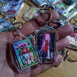 Mega Charizard X ex, Phantasmal Flames 109/094 | Mini Pokemon Card Keychain - Image 2